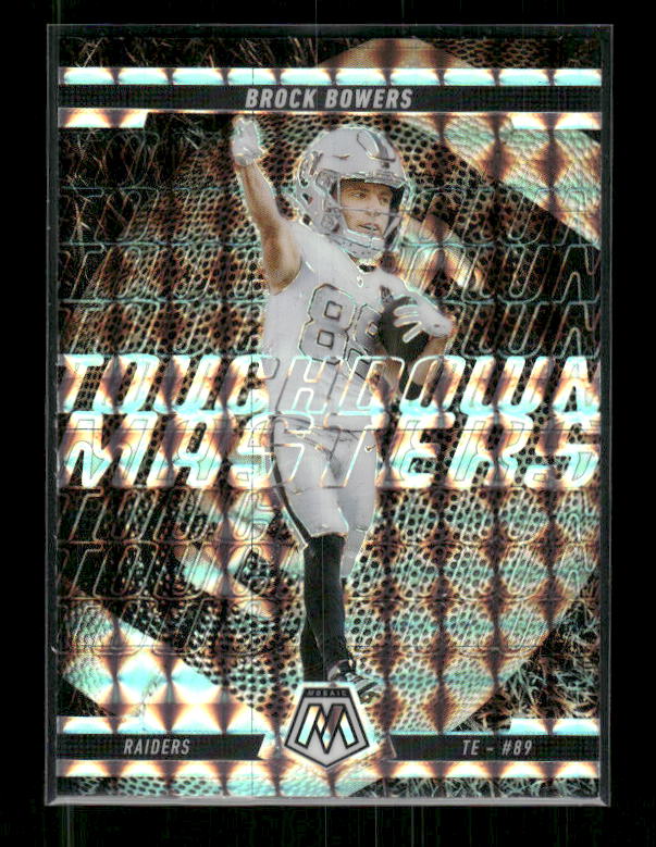 Brock Bowers - 2025 Mosaic Football - Mosaic Prizm Touchdown Masters