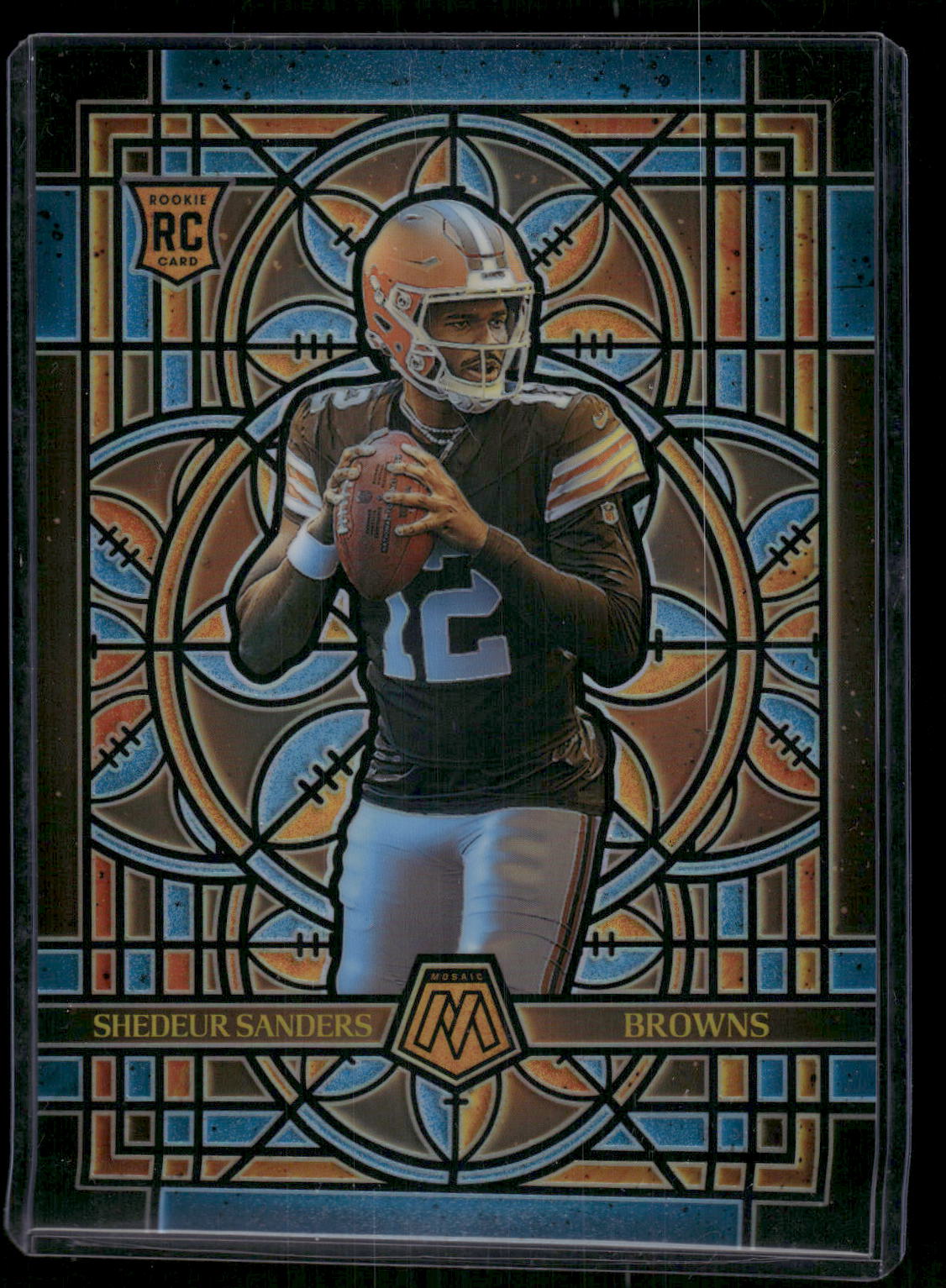 Shedeur Sanders - 2025 Mosaic Football - Jumbo / Oversized Stained Glass - Rookie