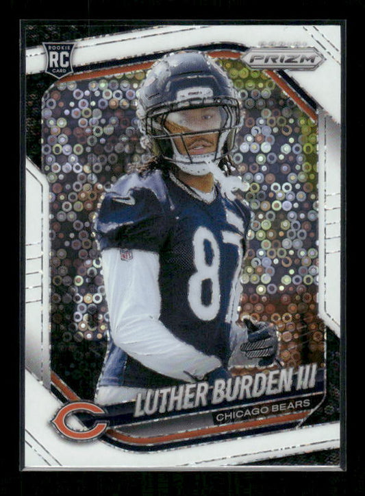 Luther Burden III - 2025 Prizm Football - White Disco - Rookie