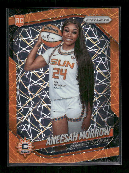 Aneesah Morrow - 2025 Prizm WNBA - Orange Velocity - Rookie Variation