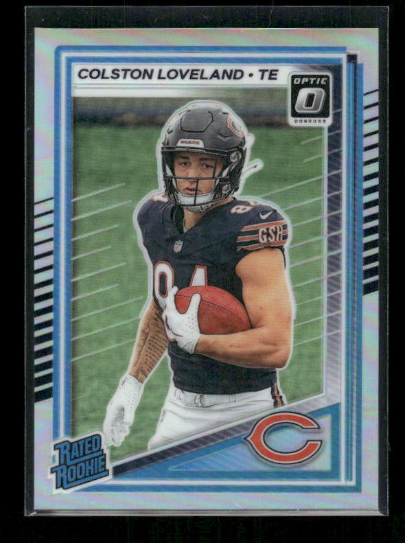Colston Loveland - 2025 Donruss Optic Football - Holo - Rated Rookie