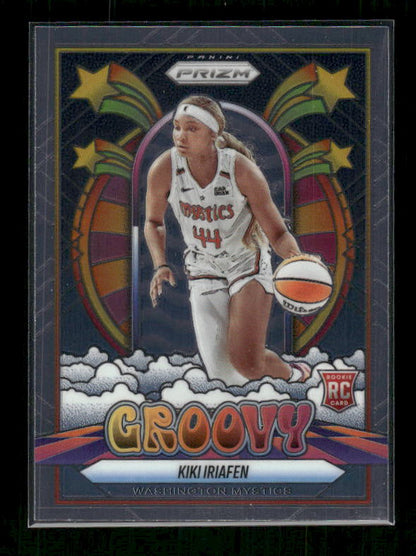 Kiki Iriafen - 2025 Prizm WNBA - Groovy - Rookie