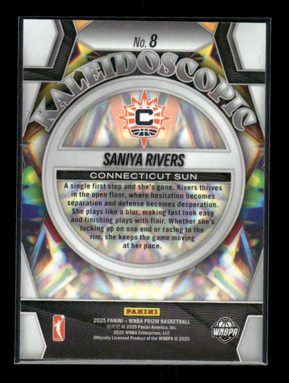 Saniya Rivers - 2025 Prizm WNBA - Kaleidoscopic - Rookie