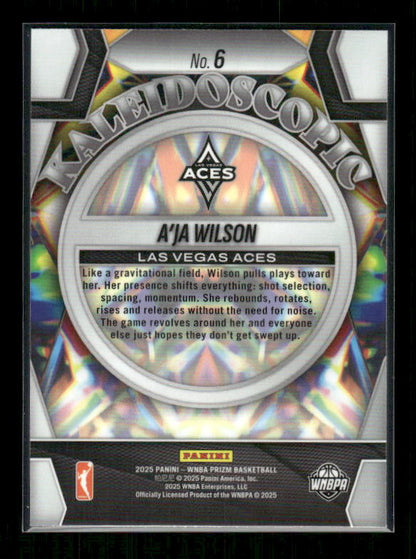 A'Ja Wilson - 2025 Prizm WNBA - Kaleidoscopic