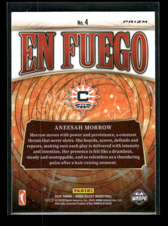 Aneesah Morrow - 2025 Select WNBA - Silver En Fuego - Rookie