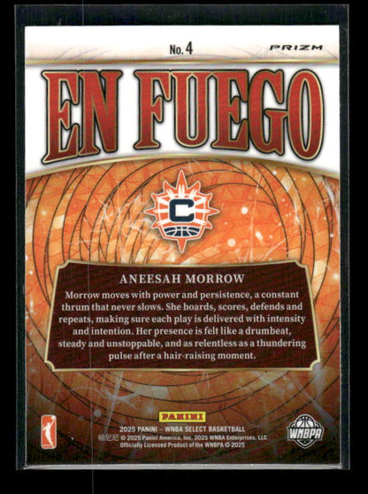 Aneesah Morrow - 2025 Select WNBA - Silver En Fuego - Rookie