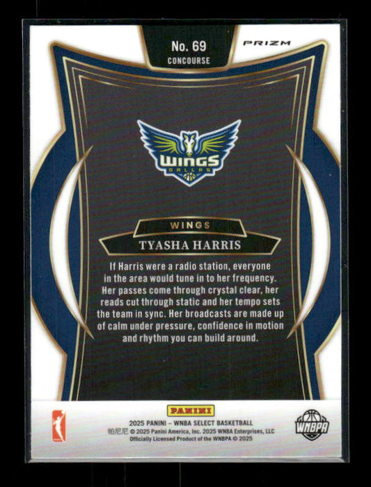 Tyasha Harris - 2025 Select WNBA - Pink Flash