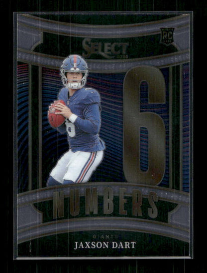 Jaxson Dart - 2025 Select Football - Numbers - Rookie