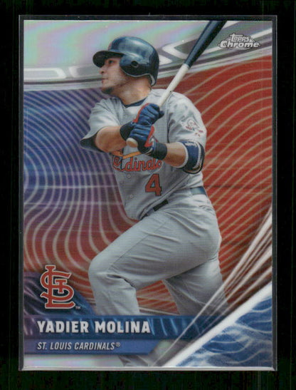Yadier Molina - 2026 Topps Chrome Baseball - Chrome Rivals Away