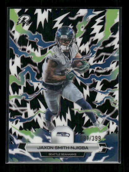 Jaxon Smith-Njigba - 2025 Resurgence Football - Black and White Surge /399