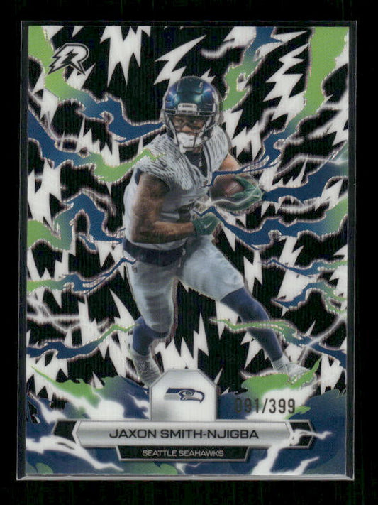 Jaxon Smith-Njigba - 2025 Resurgence Football - Black and White Surge /399