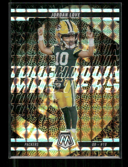Jordan Love - 2025 Mosaic Football - Mosaic Prizm Touchdown Masters