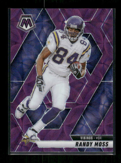 Randy Moss - 2025 Mosaic Football - Purple Scope