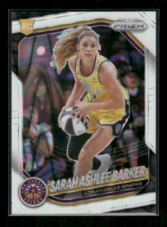 Sarah Ashlee Barker - 2025 Prizm WNBA - White Seismic - Rookie