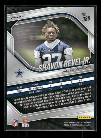 Shavon Revel Jr. - 2025 Prizm Football - Red White & Blue Prizm - Rookie