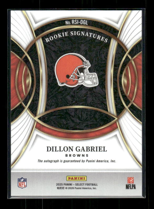 Dillon Gabriel - 2025 Select Football - Rookie Signatures Auto