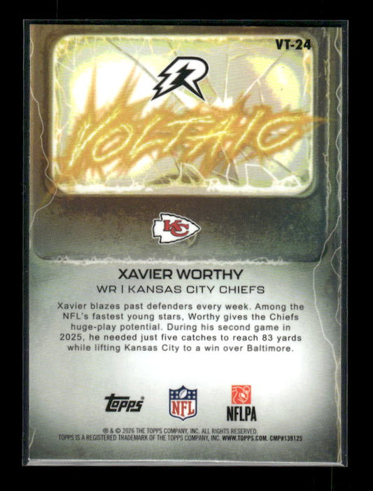Xavier Worthy - 2025 Resurgence Football - Voltaic