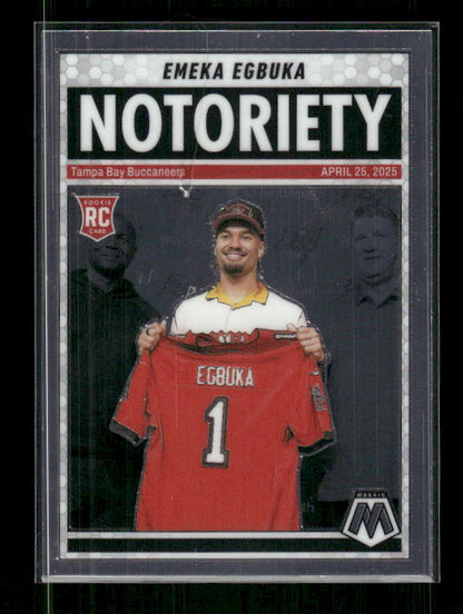 Emeka Egbuka - 2025 Mosaic Football - Notoriety - Rookie