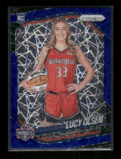 Lucy Olsen - 2025 Prizm WNBA - Blue Velocity - Rookie Variation