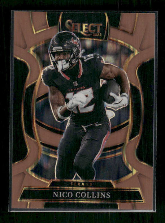Nico Collins - 2025 Select Football - Copper Shock Prizm /899