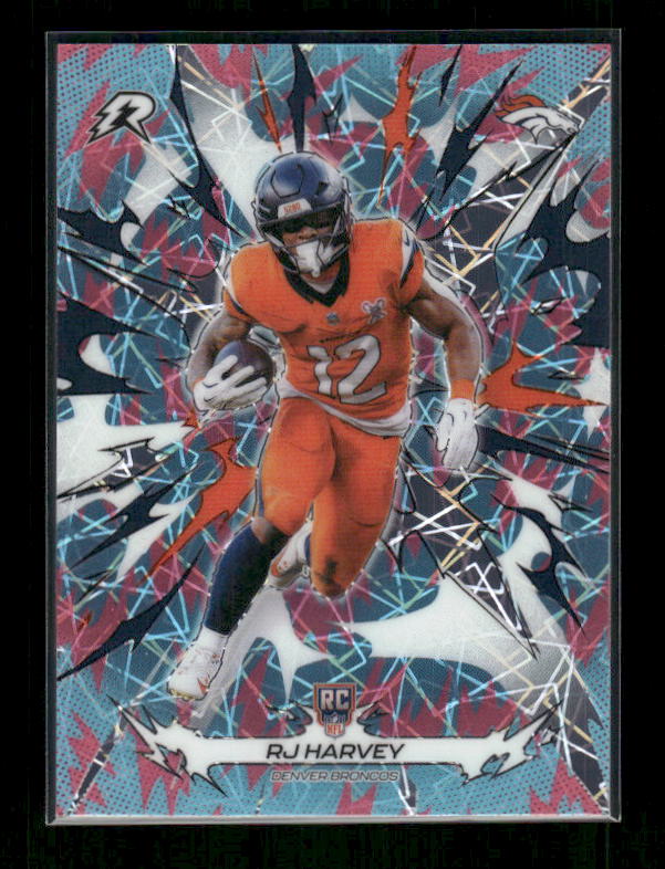 RJ Harvey - 2025 Resurgence Football - Sky Blue and Pink Shock - Rookie