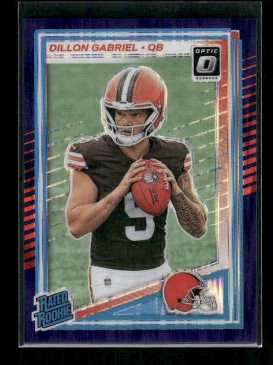 Dillon Gabriel - 2025 Optic Football - Purple Shock - Rated Rookie