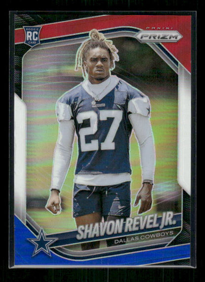 Shavon Revel Jr. - 2025 Prizm Football - Red White & Blue Prizm - Rookie