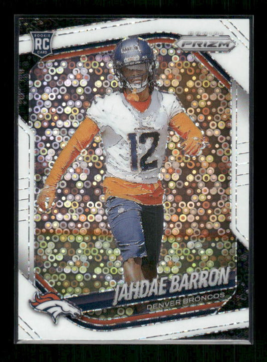 Jahdae Barron - 2025 Prizm Football - White Disco - Rookie