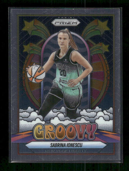Sabrina Ionescu - 2025 Prizm WNBA - Groovy