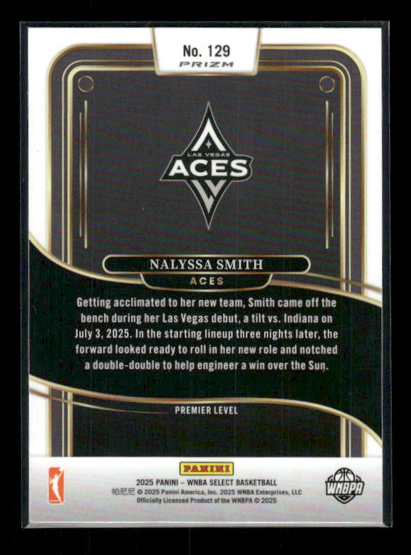 Nalyssa Smith - 2025 Select WNBA - Premier Silver Party Prizm SP