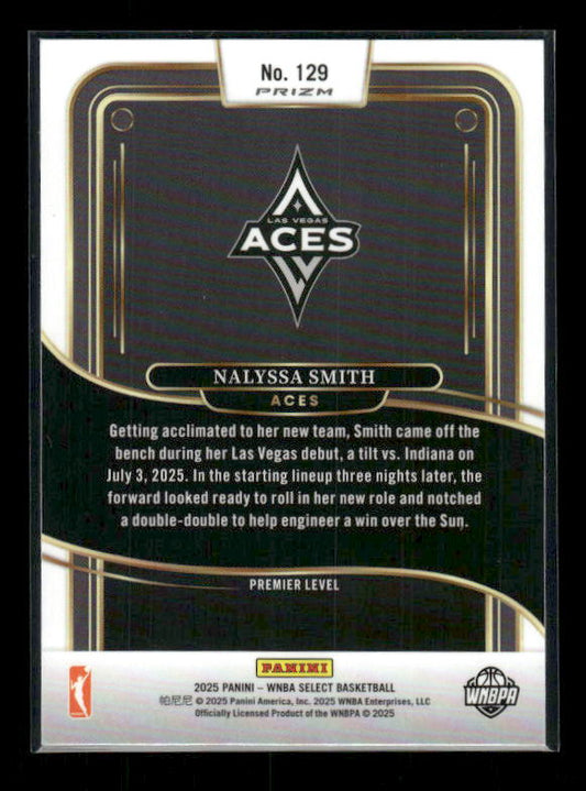 Nalyssa Smith - 2025 Select WNBA - Premier Silver Party Prizm SP