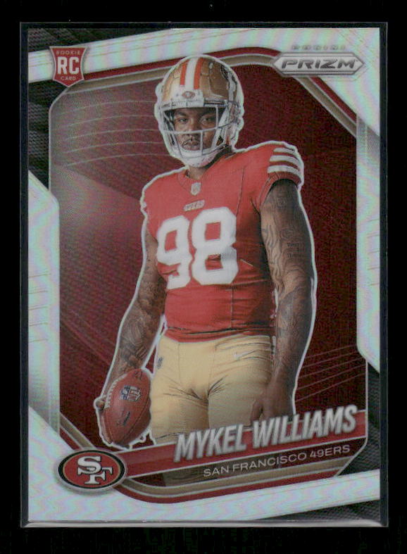 Mykel Williams - 2025 Prizm Football - Silver Prizm - Rookie Variation