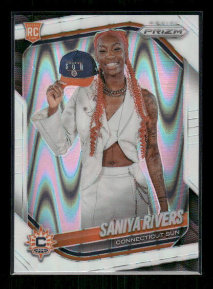 Saniya Rivers - 2025 Prizm WNBA - White Seismic - Rookie Variation