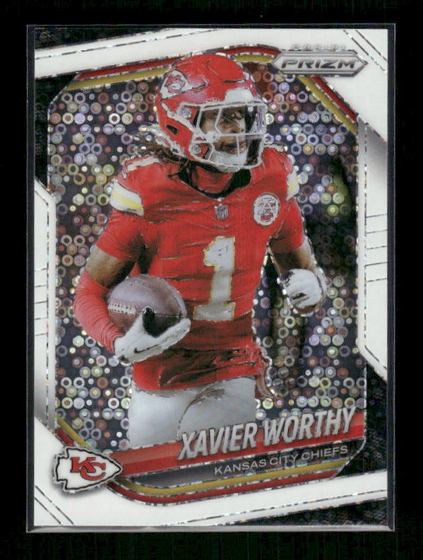 Xavier Worthy - 2025 Prizm Football - White Disco