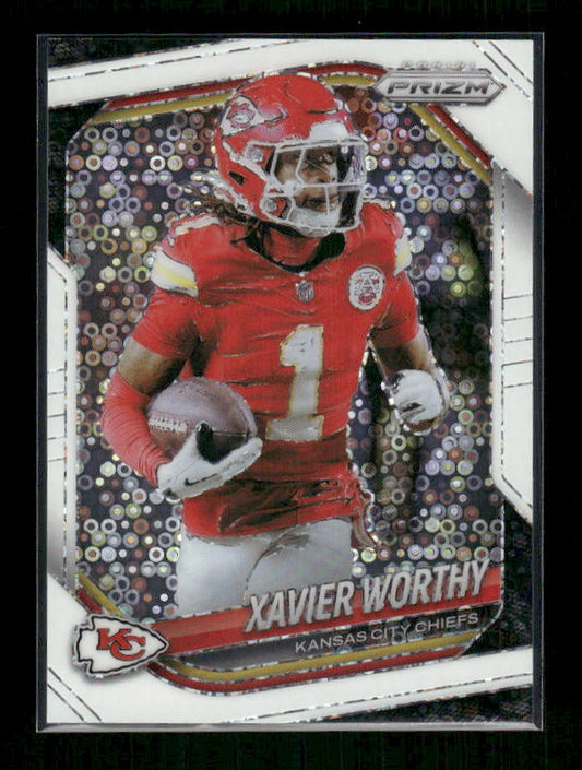 Xavier Worthy - 2025 Prizm Football - White Disco