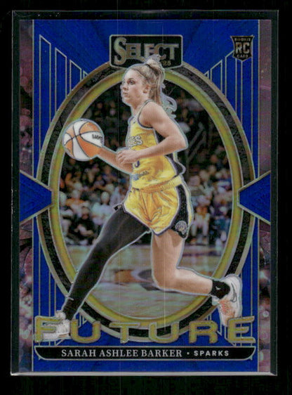 Sarah Ashlee Barker - 2025 Select WNBA - Future Blue Prizm /49 - Rookie