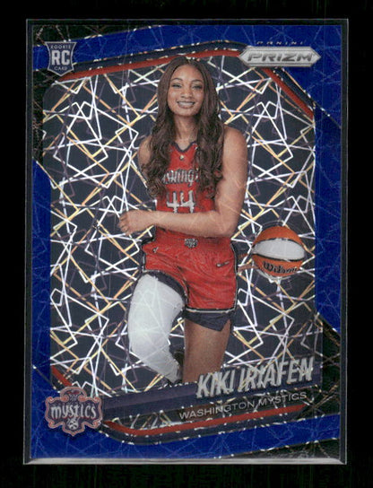 Kiki Iriafen - 2025 Prizm WNBA - Blue Velocity - Rookie Variation