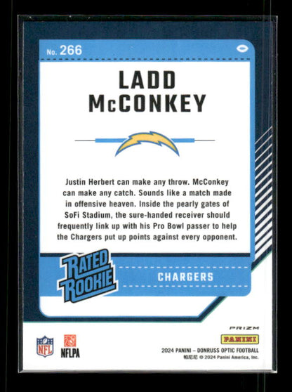 Ladd McConkey - 2024 Donruss Optic - Pink - Rookie