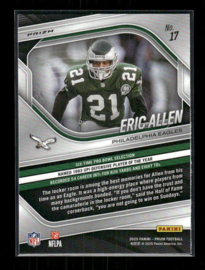 Eric Allen - 2025 Prizm Football - White Disco