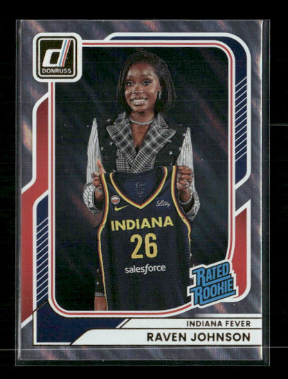 Raven Johnson - 2026 Donruss WNBA - Lava - Rated Rookie