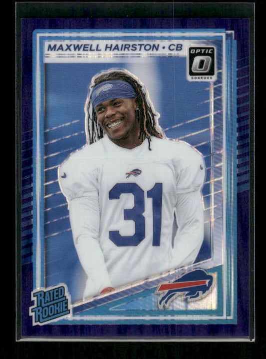 Maxwell Hairston - 2025 Optic Football - Purple Shock - Rated Rookie