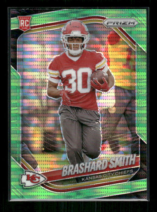 Brashard Smith - 2025 Prizm Football - Green Pulsar - Rookie