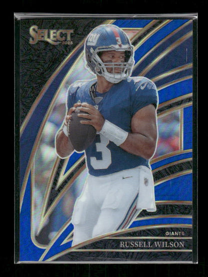 Russell Wilson - 2025 Select Football - Club Level Blue Prizm /99