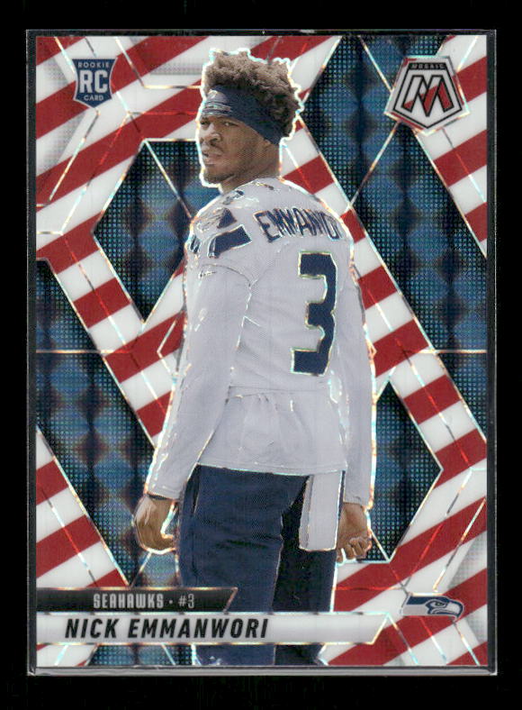 Nick Emmanwori - 2025 Mosaic Football - Red White Stripe - Rookie