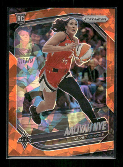 Aaliyah Nye - 2025 Prizm WNBA - Orange Ice - Rookie