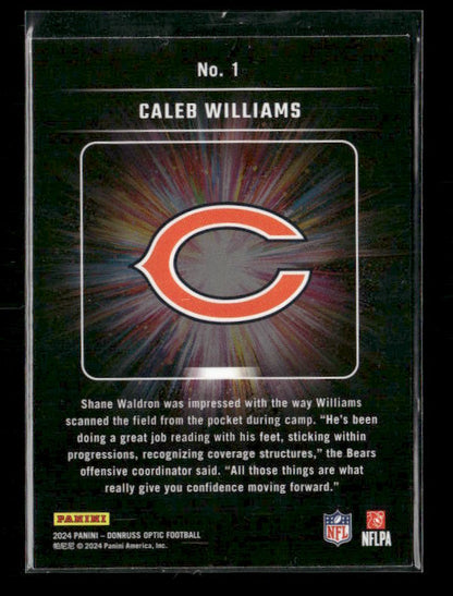 Caleb Williams - 2024 Donruss Optic - Light It Up - Rookie