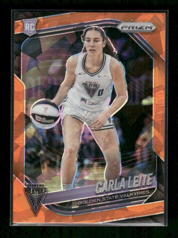 Carla Leite - 2025 Prizm WNBA - Orange Ice Prizm - Rookie