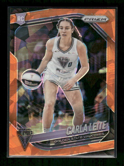 Carla Leite - 2025 Prizm WNBA - Orange Ice Prizm - Rookie
