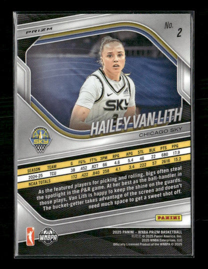 Hailey Van Lith - 2025 Prizm WNBA - Blue Velocity - Rookie
