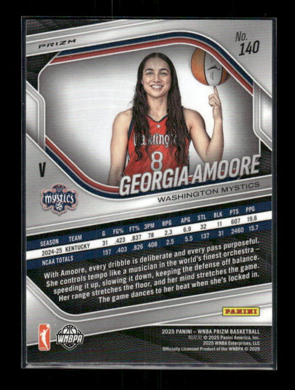 Georgia Amoore - 2025 Prizm WNBA - Ice Prizm - Rookie Variation
